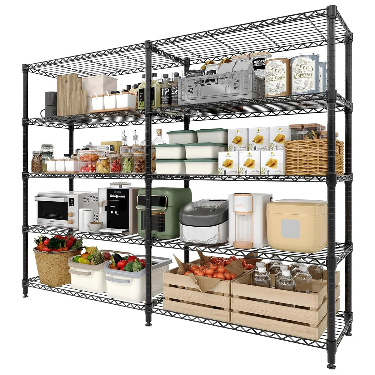 Twister CK Heavy Duty Adjustable Metal Storage Shelving Unit