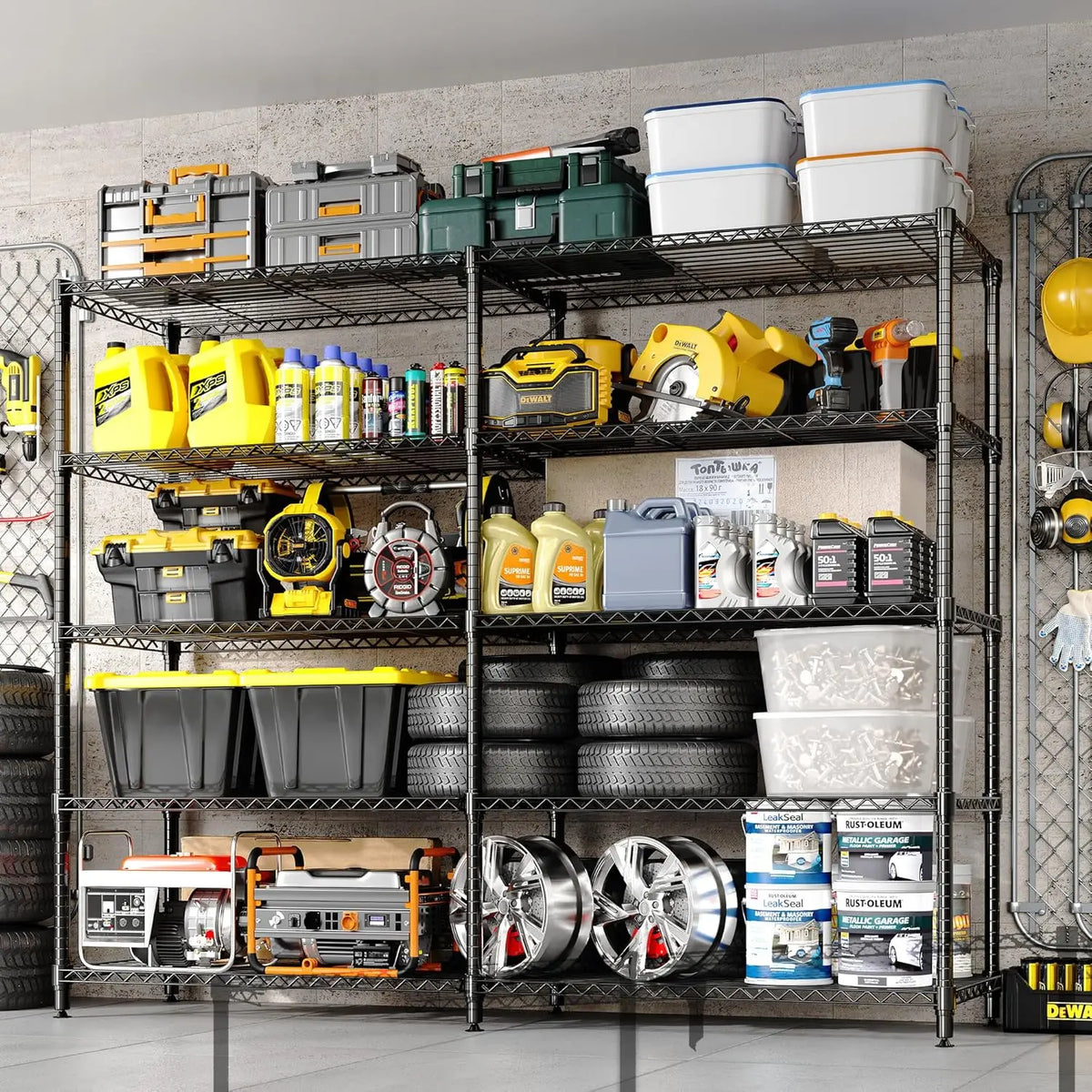 Twister CK Heavy Duty Adjustable Metal Storage Shelving Unit