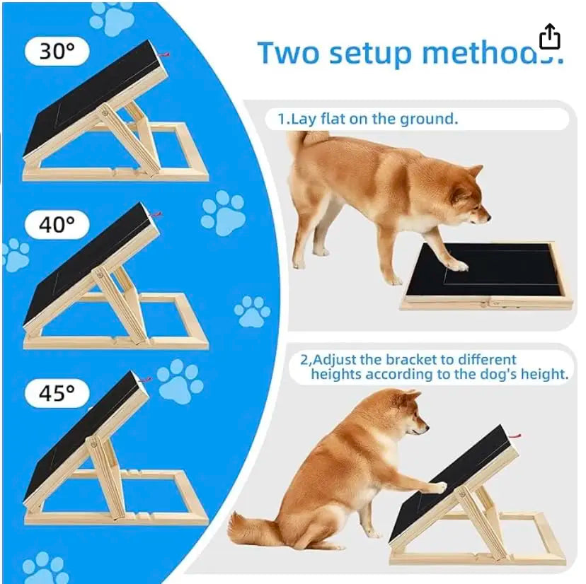 Wooden Dog Nail Scratch Board With Treat Drawer For Grooming