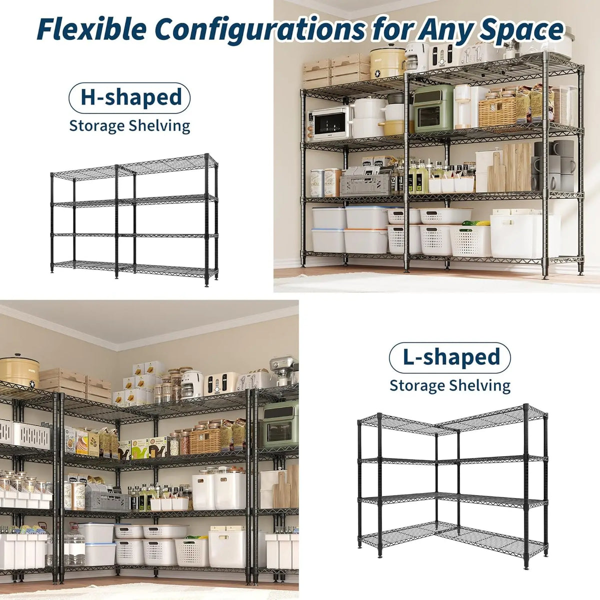 Twister CK Heavy Duty Adjustable Metal Storage Shelving Unit