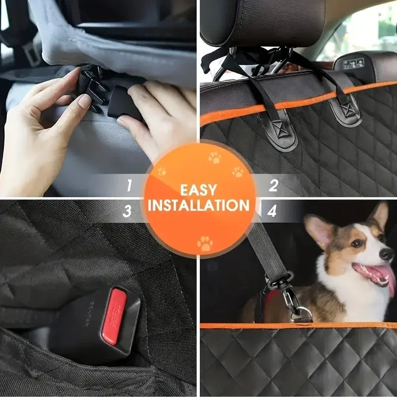 Waterproof Dog Car Seat Cover Hammock With Nonslip Scratch Protection